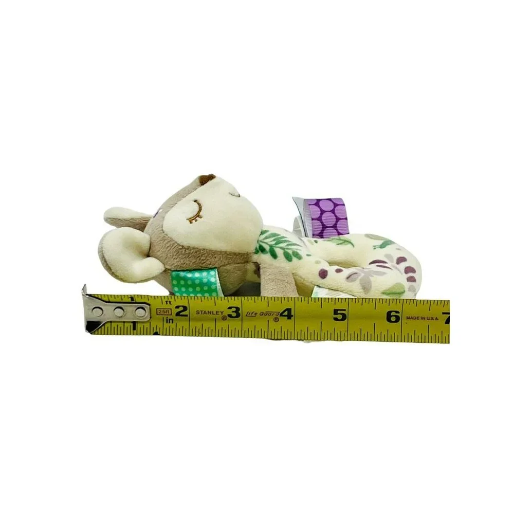 Mary Meyer Taggies‎ Flora Fawn Rattle Lovey Plush Stuffed Animal Sensory Toy